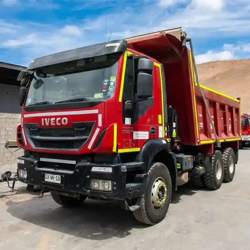 Arriendo de Camión Tolva 14.3 m3 IVECO de 370 HP en SK Rental con cobertura nacional.